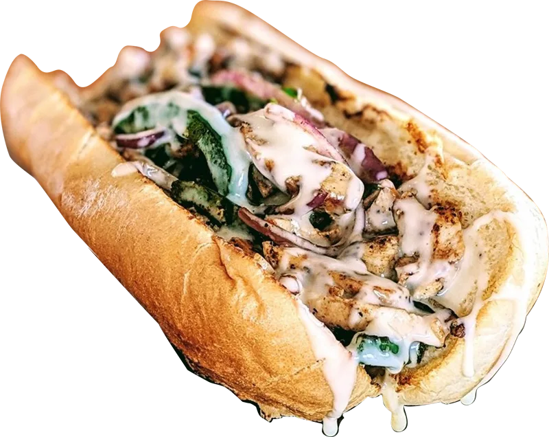 Chicken Philly hoagie