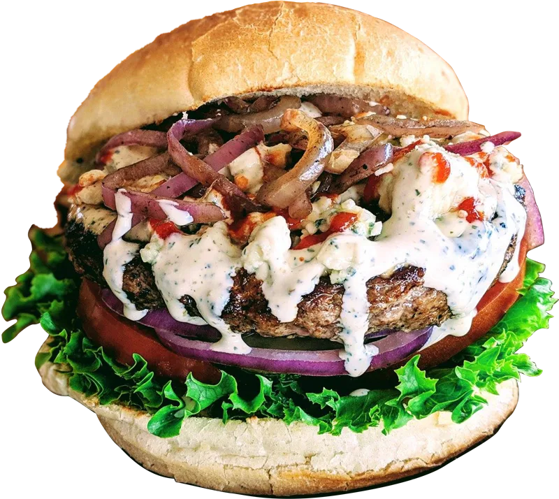 Dress Blues burger