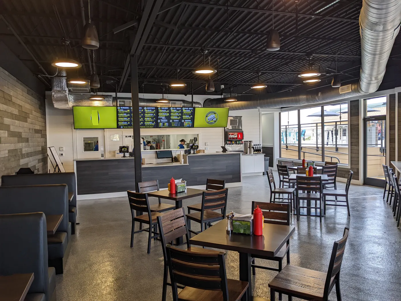 Inside the BROS Nags Head dining room